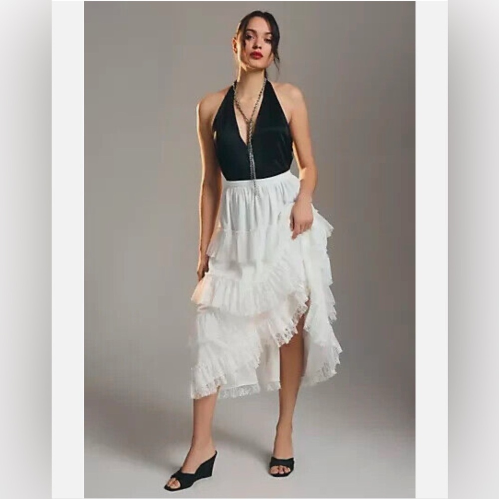 Anthropologie FOREVER THAT GIRL tiered skirt